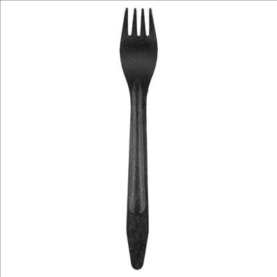 FOURCHETTES 'ELEGANCE' 16,5 CM NOIR BOIS (100 UNITÉS)