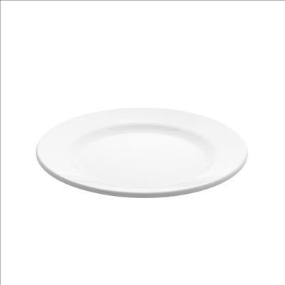 ASSIETTES 'ASAMI WARE' Ø 23x2,2 CM BLANC MÉLAMINE (12 UNITÉS)