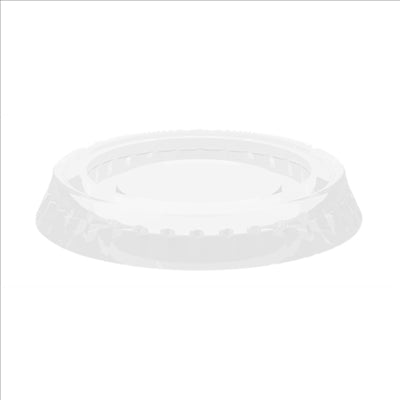 COUVERCLES POUR POTS 130.06/14 Ø 4,5 CM TRANSPARENT PET (2500 UNITÉS)