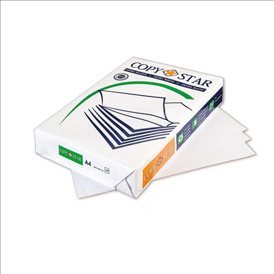 500 U. FEUILLES PAPIER PHOTOCOPIEUSE DIN-A4 80 G/M2 21x29,7 CM BLANC PAPIER (5 UNITÉS)