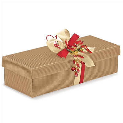 50 U. COFFRETS 1 BOUTEILLE 34x9,5x9,5 CM NATUREL KRAFT (1 UNITÉ)