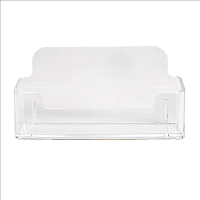 PORTE-CARTES DE VISITE À POSER 9,5x2,3x4,8 CM TRANSPARENT PS (2 UNITÉS)