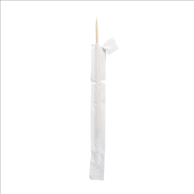 PIQUES POUR ESCARGOTS SOUS SACHET 15 (h) CM NATUREL BOIS (1000 UNITÉS)