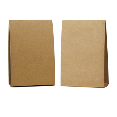 ARDOISE DE TABLE 10x15,2 CM MARRON PAPIER (72 UNITÉS)