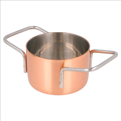 MINI SAUTOIRS 'ARTINOX' Ø 7x4,5 CM CUIVRE INOX (6 UNITÉS)
