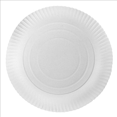 PLATEAUX PÂTISSERIE EN RELIEF  420 G/M2 Ø 30 CM BLANC CARTON (50 UNITÉS)