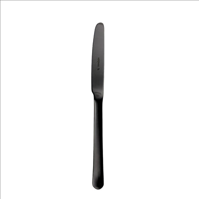 COUTEAUX À DESSERT 'OSLO' 20 CM NOIR ACIER (12 UNITÉS)