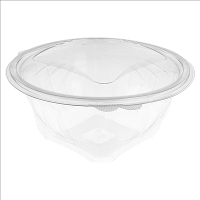 SALADIERS AVEC CHARNIÈRE 1500 ML Ø 18,2x12,1 CM TRANSPARENT RPET (300 UNITÉS)