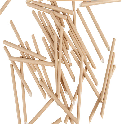 PAILLES DROITES BUBBLE TEA 'PAPER' Ø1,2x20 CM NATUREL KRAFT (2400 UNITÉS)