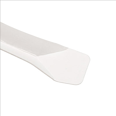 PETITES CUILLÈRES POUR GLACES 'PAPER SPOON' 590 G/M2 9,4 CM BLANC CARTON (450 UNITÉS)