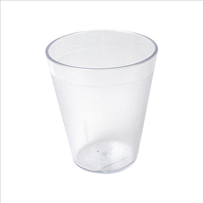 GOBELETS EMPILABLES 320 ML Ø 8,6/5,4x9,7 CM TRANSPARENT POLYCARBONATE (12 UNITÉS)