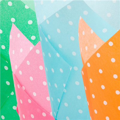 MUFFIN CUPS 'TULIP - POLKA' 50 G/M2 15x15 CM ASSORTI CELLULOSE (1000 UNITÉS)