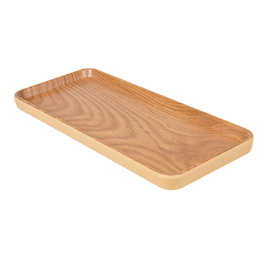 PLATEAUX RECTANGULAIRES 'ASAMI WARE' 28,5x12x2 CM COMPARAISON BOIS MÉLAMINE (4 UNITÉS)
