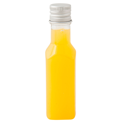 FLACONS AVEC BOUCHON EN ALUMINIUM 35 ML Ø2,5x9,6 CM TRANSPARENT PET (100 UNITÉS)