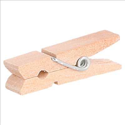 PINCES 3,5 (h) CM NATUREL BOIS (100 UNITÉS)