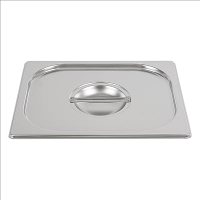 COUVERCLE 1/2 POUR RÉFÉRENCE 181.67/68 32,3x26,5 CM ARGENTE INOX (1 UNITÉ)