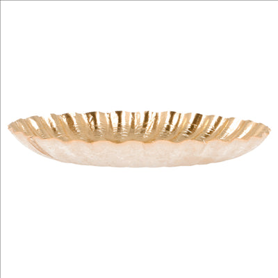 MINI PLATEAUX 400 G/M2 Ø 9 CM DORE CARTON (100 UNITÉS)