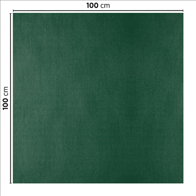 NAPPES PLIAGE M 48 G/M2 100x100 CM VERT JAGUAR CELLULOSE (200 UNITÉS)