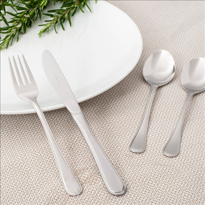COUTEAUX 'MARLENE' 21 CM ARGENTE ACIER (12 UNITÉS)