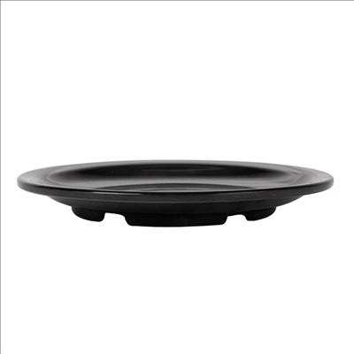 SOUCOUPES CAFÉ 'ASAMI WARE' Ø 13,8 CM NOIR MÉLAMINE (12 UNITÉS)