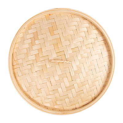 COUVERCLES MAXI DIM-SUM Ø 30x3 CM NATUREL BAMBOU (4 UNITÉS)