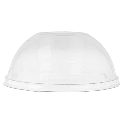 COUVERCLES COUPOLE POUR RÉCIPIENTS 206.08/09/11/25/26/27 Ø 8,5 CM TRANSPARENT PET (100 UNITÉS)