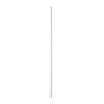 PAILLES DROITES SOUS SACHETS BLANCS 'PAPER' Ø0,60x20 CM BLANC PAPIER (3000 UNITÉS)