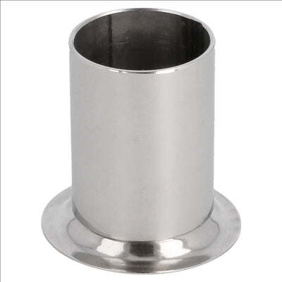 PORTE CURE-DENTS Ø 4,2x3,3 CM ARGENTE INOX (1 UNITÉ)