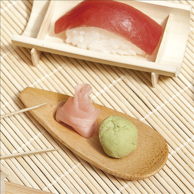 MINI CUILLÈRES 10x4 CM BAMBOU (24 UNITÉS)