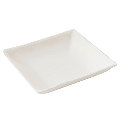 RÉCIPIENTS MISE EN BOUCHE 'BIONIC' BLANC BAGASSE (1000 UNITÉS)