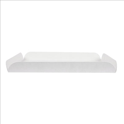 CARRÉS RAINÉS 15x15+2 CM BLANC CARTON (250 UNITÉS)
