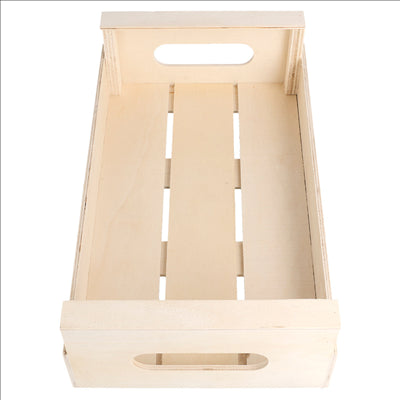 MINI BOÎTES 25x15x7,5 CM NATUREL BOIS (20 UNITÉS)