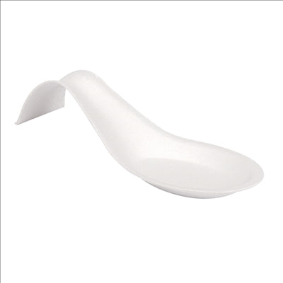 RÉCIPIENT À CUILLÈRE 'BIONIC' 10,1x2,7x2,6 CM BLANC BAGASSE (1000 UNITÉS)