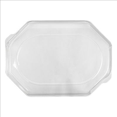 COUVERCLES POUR RÉF. 158.85 35x25 CM TRANSPARENT RPET (50 UNITÉS)