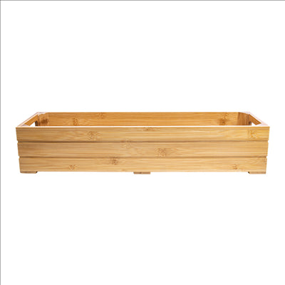 BOÎTE BUFFET GN 2/4 53x16,2x10 CM NATUREL BAMBOU (1 UNITÉ)