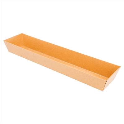 BARQUETTES 250 + 12,5 PE G/M2 30x6,5x3,5 CM NATUREL KRAFT (1000 UNITÉS)