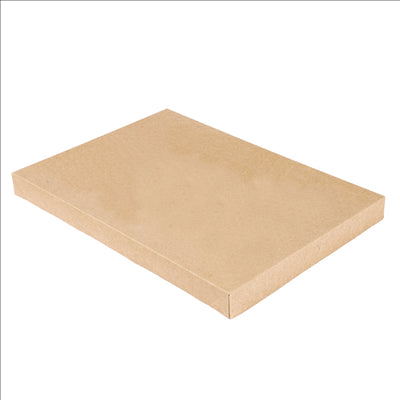 COUVERCLES POUR BOÎTES 253.13 300 G/M2 26,2x15,5x3 CM NATUREL KRAFT (100 UNITÉS)