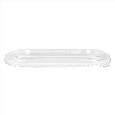 COUVERCLES LUNCH BOX 320.54/55 'BIONIC' 1000 ML 22,1x13,3x1,3 CM TRANSPARENT PET (500 UNITÉS)