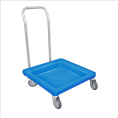 CHARIOT TRANSPORT POUR RACKS 54x54x81 CM BLEU PP (1 UNITÉ)