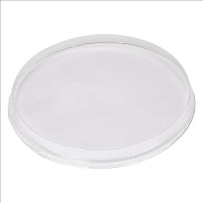 COUVERCLES HAUTS POUR RÉCIPIENTS 214.74/87 TRANSPARENT PET (50 UNITÉS)