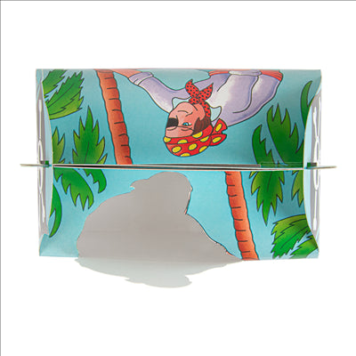 BOÎTES MENU ENFANT "PIRATES" 320 G/M2 15,50x10,50x17,50 CM QUADRICHROMIE CARTON (300 UNITÉS)