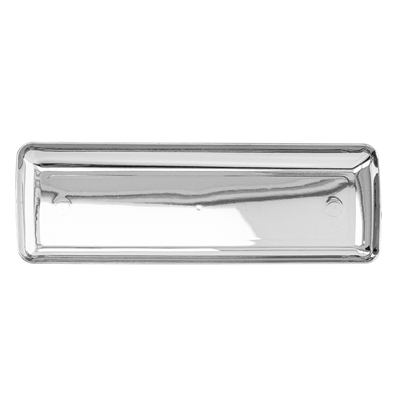 MINI PLATEAUX TAPAS 19x6,5x1,2 CM ARGENTE PS (500 UNITÉS)