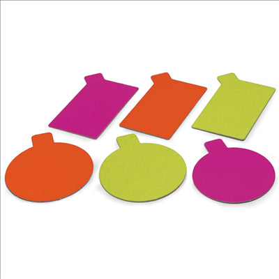 CARTONS PÂTISSERIE ANIS & FUCHSIA 1100 G/M2 Ø 8 CM CARTON (200 UNITÉS)