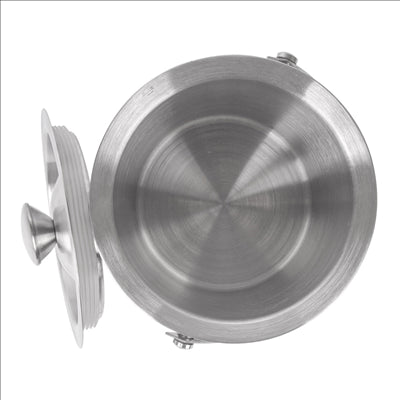 SEAU 1,5 L Ø 15,5x16,2 CM ARGENTE INOX (1 UNITÉ)