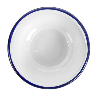 BOLS 'ENAMELWARE' 300 ML Ø 11,5x5 CM BLANC ACIER ÉMAILLÉ (6 UNITÉS)