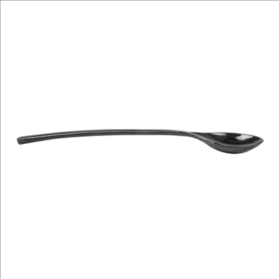 MINI CUILLÈRES RÉUTILISABLES MISE EN BOUCHE 10,5 CM NOIR PS (4000 UNITÉS)