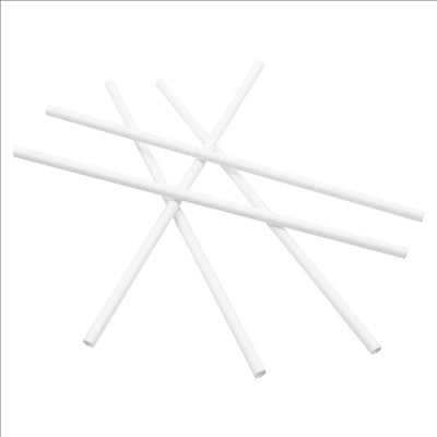 PAILLES DROITES 'PAPER' Ø0,60x20 CM BLANC PAPIER (3000 UNITÉS)