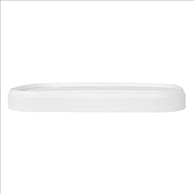 COUVERCLES POUR RÉCIPIENTS 266.26/27/28  320 + 30 PE G/M2 17,3x12,3x2 CM BLANC KRAFT (300 UNITÉS)