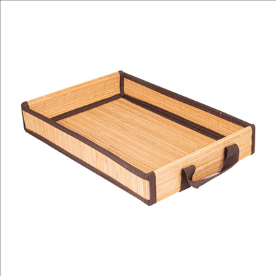 PLATEAU 43x29x6,5 CM BAMBOU (5 UNITÉS)