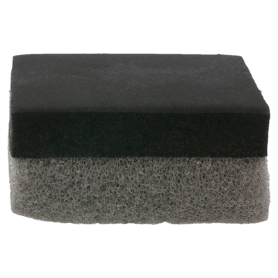 ÉPONGES CHAUSSURES, ÉTUI RECYCLÉ 3,8x2,1x5 CM NOIR CARTON (100 UNITÉS)